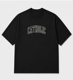 Camiseta Oversized - Catholic - Preta