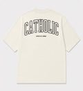 Camiseta Oversized - Catholic - Off White