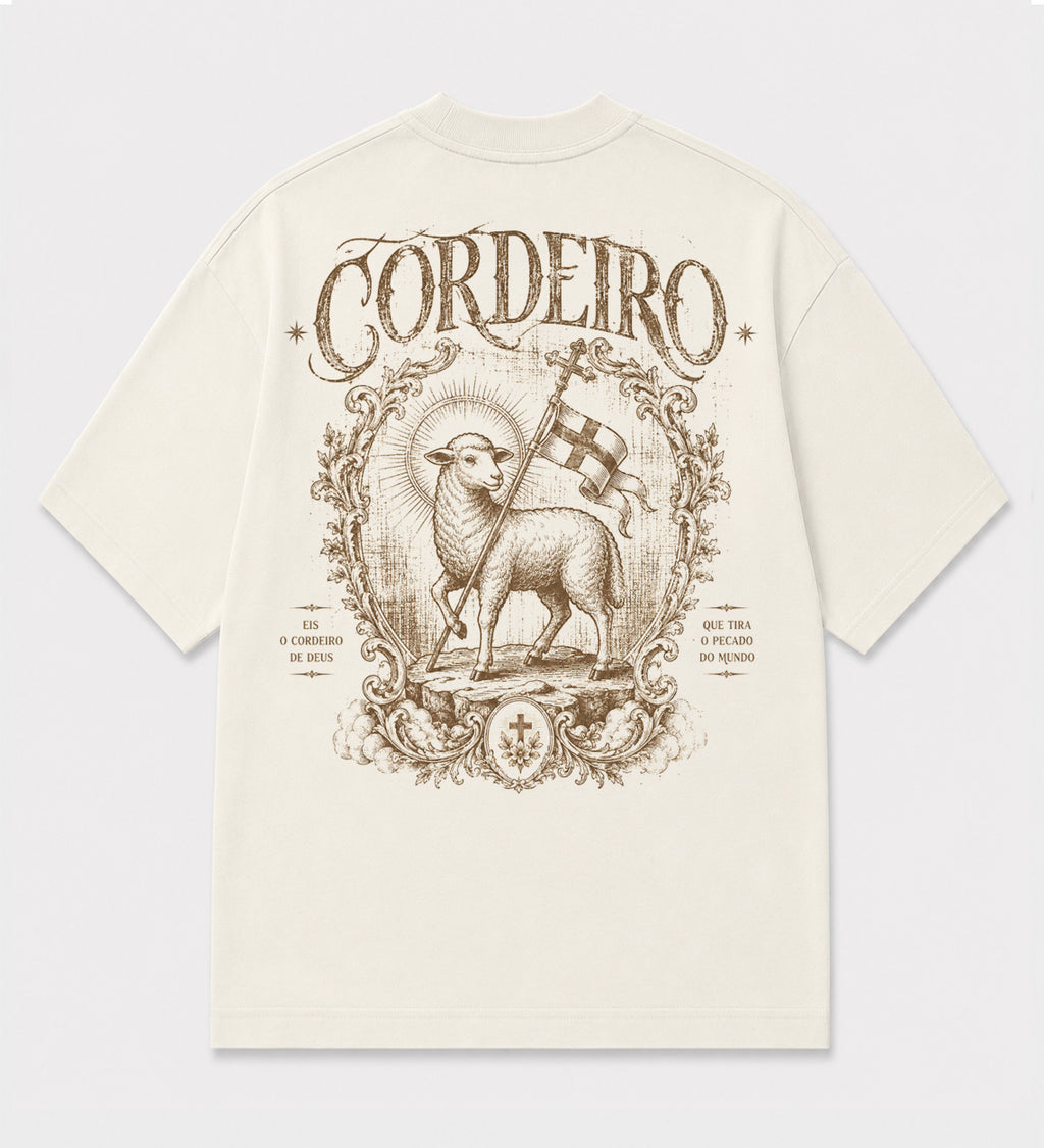 Camiseta Oversized - Cordeiro
