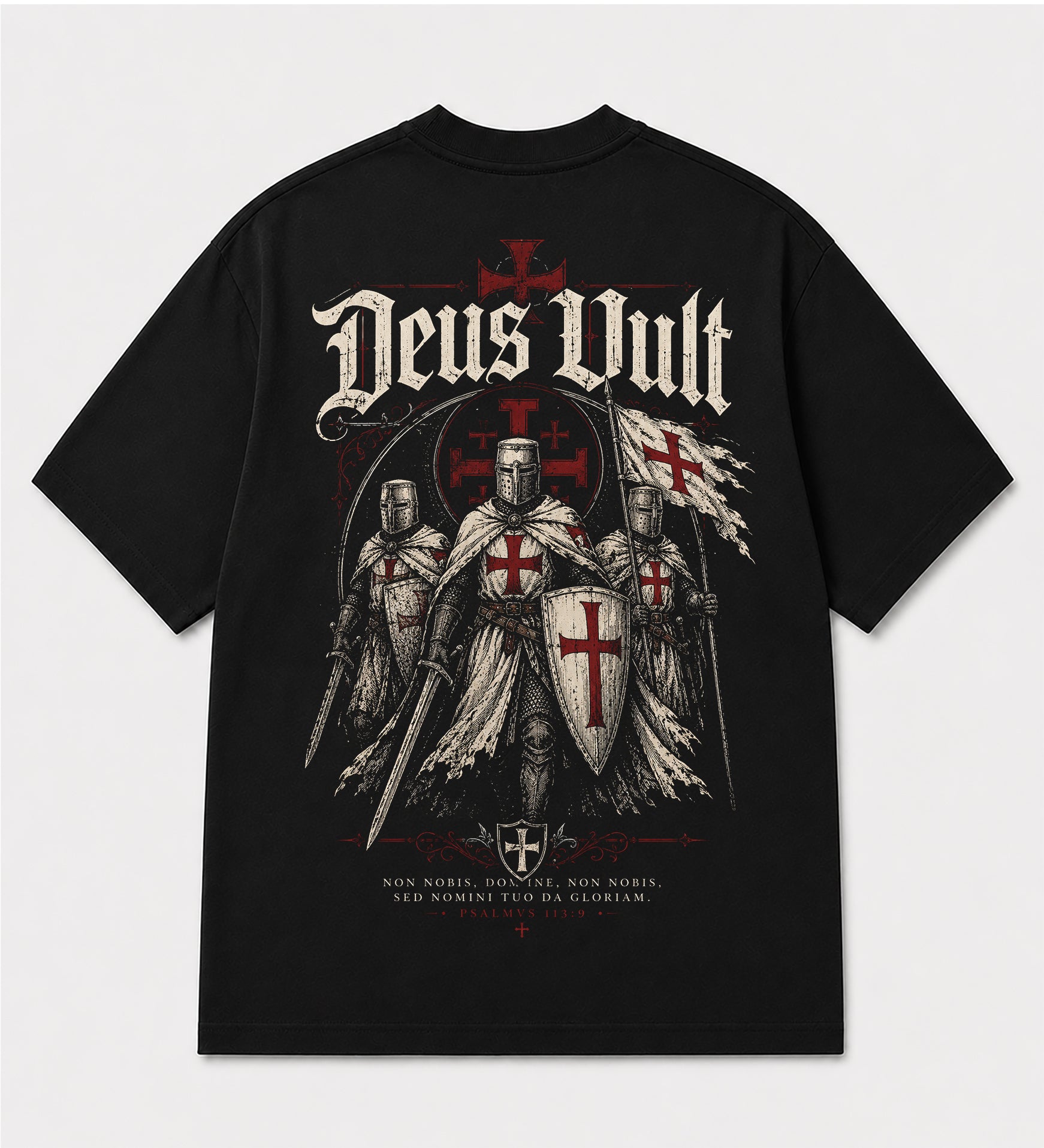 Camiseta Oversized - Deus Vult