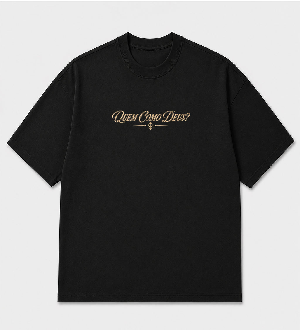 Camiseta Oversized - Miguel - Preta