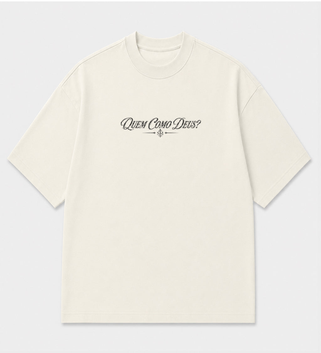 Camiseta Oversized - Miguel - Off-White