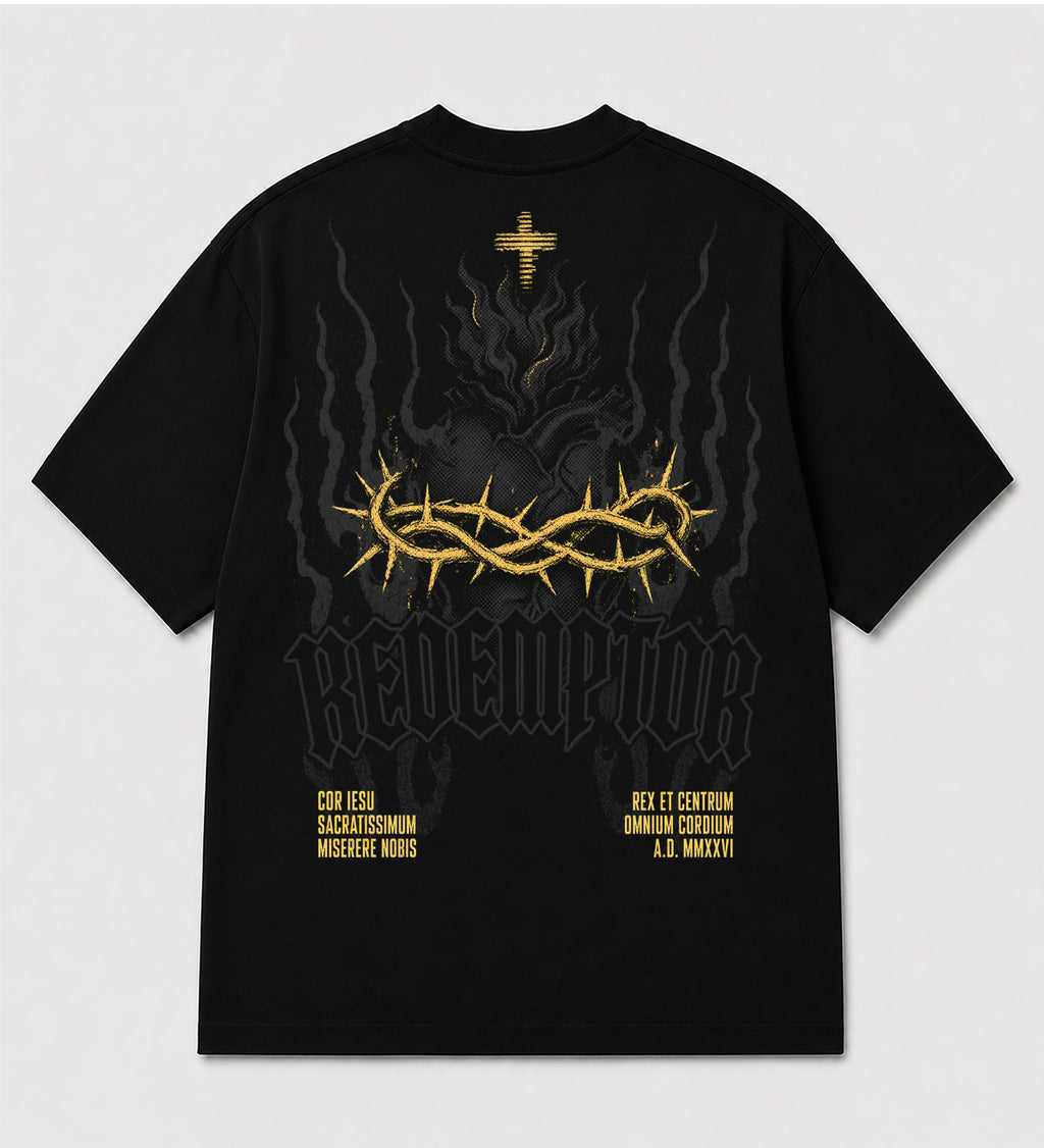 Camiseta Oversized - Coração