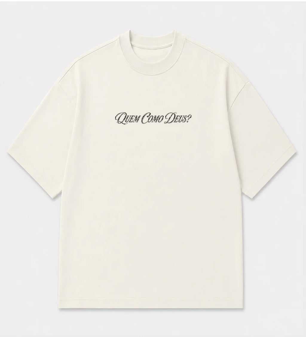 Camiseta Oversized - Miguel - Off-White