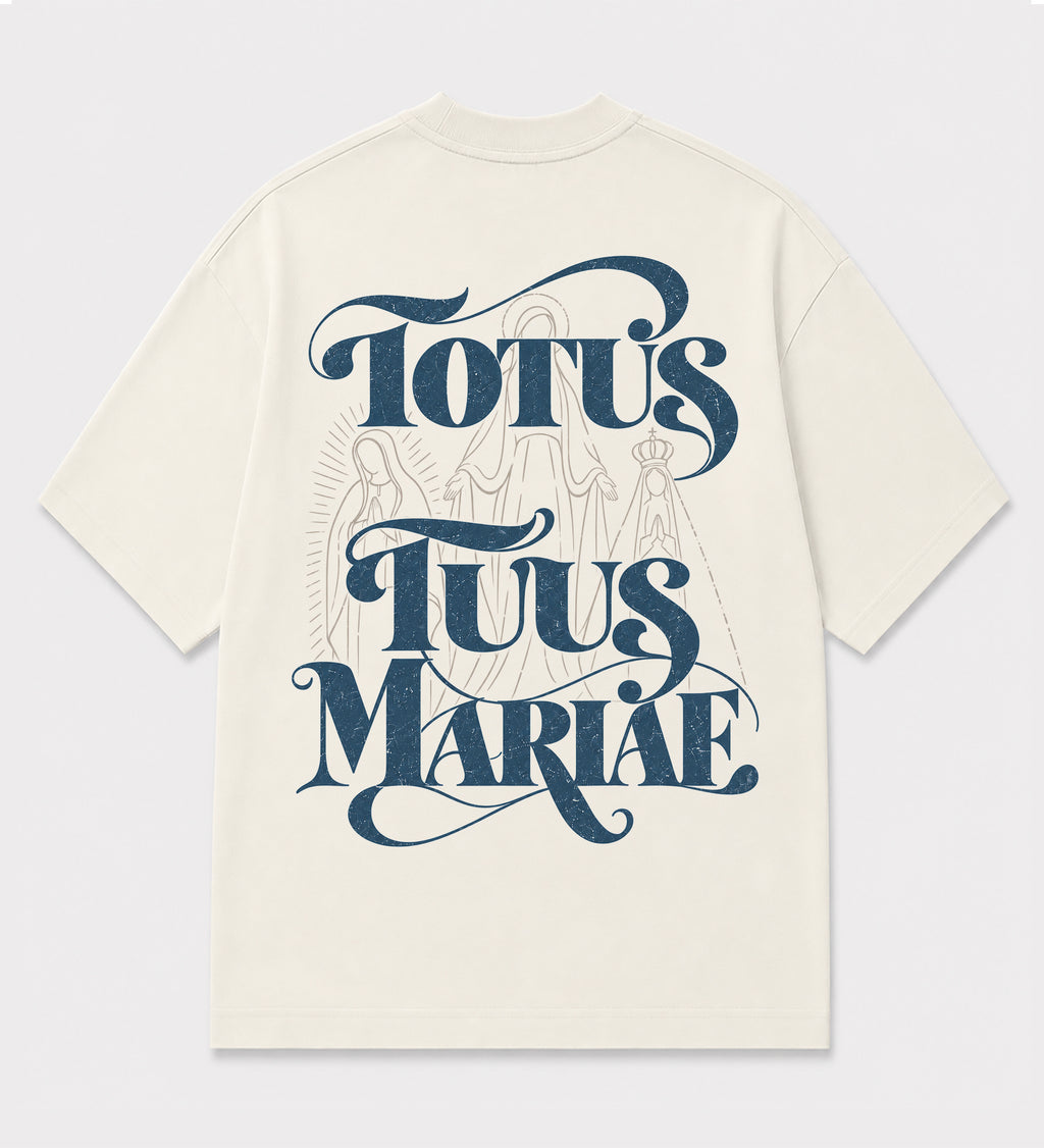 Camiseta Oversized - Totus Tuus Mariae