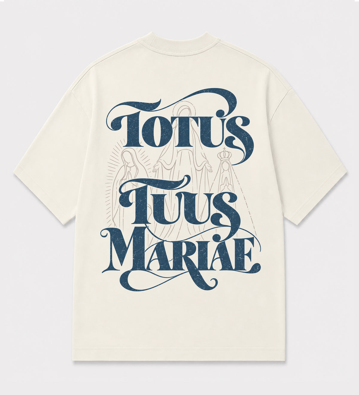 Camiseta Oversized - Totus Tuus Mariae